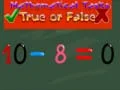 Jwèt Travay Matematik Vre ou Fo sou entènèt