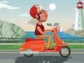Jwèt Kolorasyon Vwayaj Scooter nan Vil sou entènèt