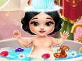 Jwèt Bain Bebe Nèj Blan sou entènèt