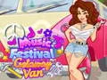 Jwèt Ti fi yo ranje li: Festival Mizik ak Van Sòti sou entènèt