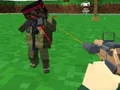 Jwèt Zombi Blòk ak Tire Machin sou entènèt