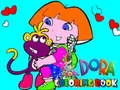 Jwèt Liv pou kolore: Tounen lekòl ak Dora sou entènèt