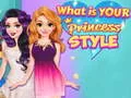 Jwèt Kisa ki stil prensès ou? sou entènèt