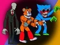 Jwèt Monsta Ap Atake Ekip Among Us sou entènèt