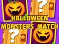 Jwèt Halloween Monsters Match sou entènèt Jwèt Halloween Monsters Match sou entènèt