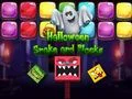 Jwèt Serpant ak Blòk Halloween sou entènèt