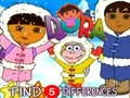 Jwèt Dora Jwenn 5 Diferans sou entènèt