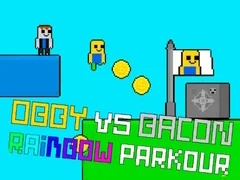Jwèt Obby kont Bacon Parkour Lakans sou entènèt