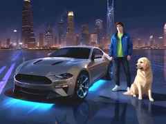 Jwèt Chofè Mustang nan Vil la sou entènèt Jwèt Chofè Mustang nan Vil la sou entènèt