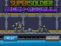 Jwèt Atak Mech Super Soldat sou entènèt