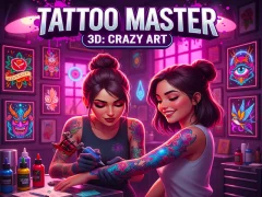 Jwèt Download jwèt la Mèt Tattoo 3D: Atizay fou sou entènèt