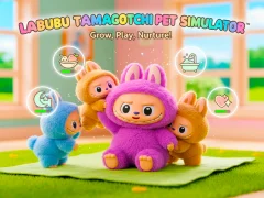 Jwèt Labubu Tamagotchi bèt kay similatè sou entènèt