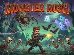Jwèt Monster Man Rush sou entènèt