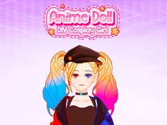 Jwèt Anime poupe brikoleur ti fi kosple sou entènèt