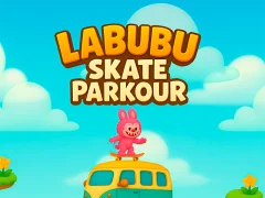 Jwèt Labubu monte paten parkour sou entènèt