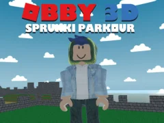 Jwèt Obby 3D Sprunki parkour sou entènèt