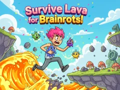 Jwèt Siviv Lava pou Brainrots! sou entènèt