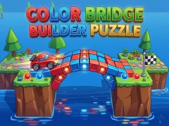 Jwèt Color Bridge Builder Puzzle sou entènèt