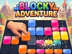 Jwèt Blocky adventure sou entènèt