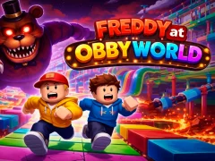 Jwèt Freddy nan Obby World sou entènèt