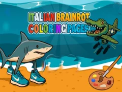 Jwèt Italyen Brainrot koloran paj sou entènèt