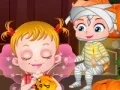 Jwèt Fèt Halloween ti bebe Hazel sou entènèt