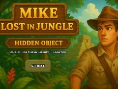 Jwèt Sou entènèt jwèt Mike Lost In Jungle Hidden Object sou entènèt