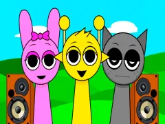 Jwèt Sprunki mons mizik bat sou entènèt