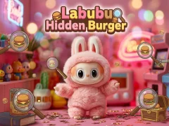 Jwèt Sou entènèt jwèt Labubu Hidden Burger sou entènèt