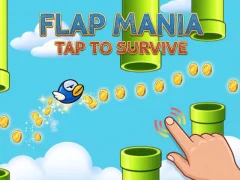 Jwèt Flap Mania Tap pou siviv sou entènèt