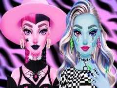 Jwèt Monsterella Fantasy makiyaj sou entènèt