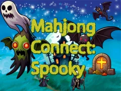 Jwèt Majong Konekte Spooky sou entènèt