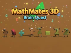 Jwèt MathMates 3D: rechèch nan sèvo sou entènèt