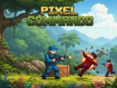 Jwèt Pixel Commando sou entènèt