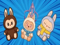 Jwèt Claw & Merge Labubu Drop sou entènèt