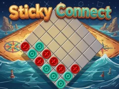 Jwèt Sticky Connect sou entènèt