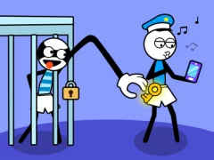 Jwèt Stickman trol vòlè devinèt sou entènèt