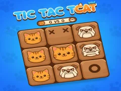 Jwèt Sou entènèt jwèt Tic Tac Toe Cat sou entènèt