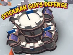 Jwèt Stickman Guys defans sou entènèt