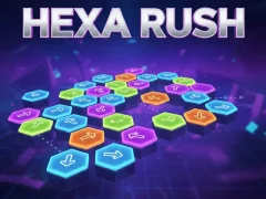 Jwèt Hexa Rush sou entènèt