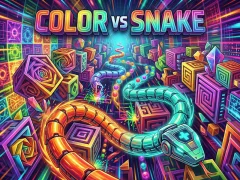 Jwèt Color vs Snake sou entènèt