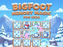 Jwèt Jwèt Bigfoot memwa majik pou timoun yo sou entènèt