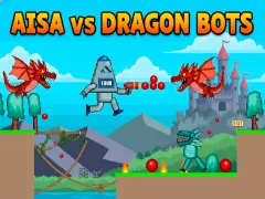 Jwèt Aisa Vs Dragon Bots sou entènèt