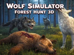 Jwèt Sou entènèt jwèt Wolf similatè Forest Hunt 3D sou entènèt