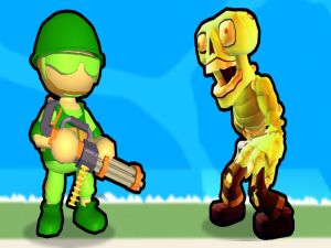 Jwèt Destriksyon zonbi stickman sou entènèt