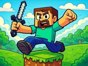 Jwèt Esè parkour minecraft sou entènèt