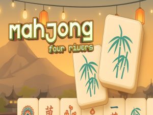 Jwèt Mahjong kat rivyè sou entènèt