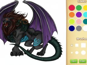 Jwèt Dragon chimera koloran liv sou entènèt