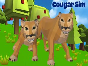 Jwèt Cougar similatè: gwo chat sou entènèt