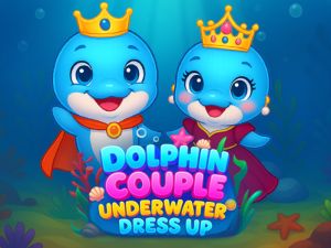 Jwèt Dolphin koup anba dlo abiye sou entènèt